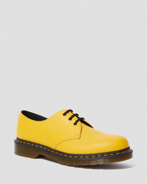 Dr Martens Dámské Polobotky 1461 Color Pop Žluté, CZ-941732